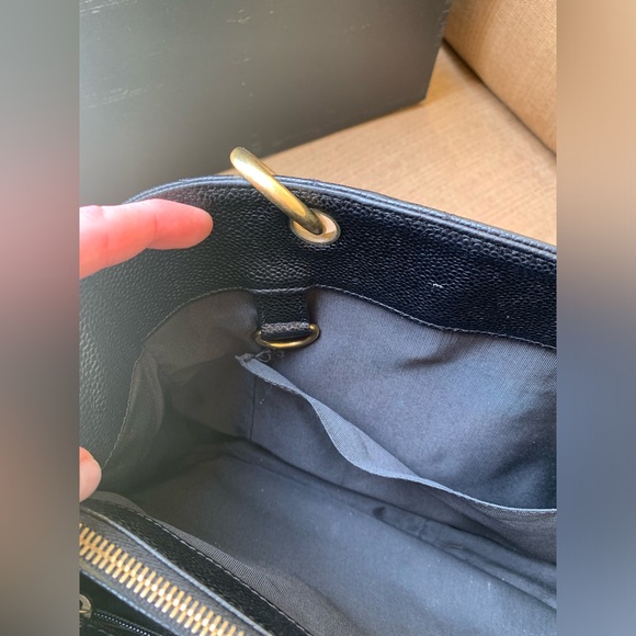 CHANEL Grand Shopper Tote Black Gold AUTHENTIC - Picture 8 of 15